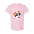 thumbnail image 1 of Love Peace Autism A Pre K Student Teacher Neurodiversity Gift Unisex T-Shirt, up to size 5XL, 1 of 2