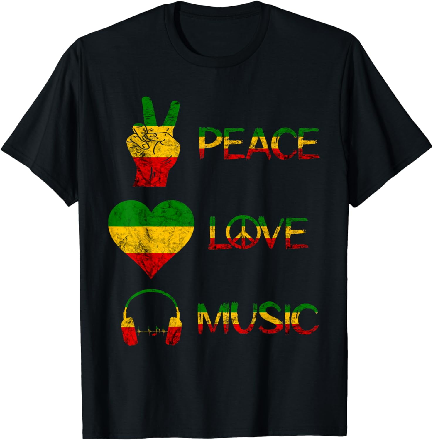 Damen Reggae Tank Top - Rasta Butterfly Peace Love Design