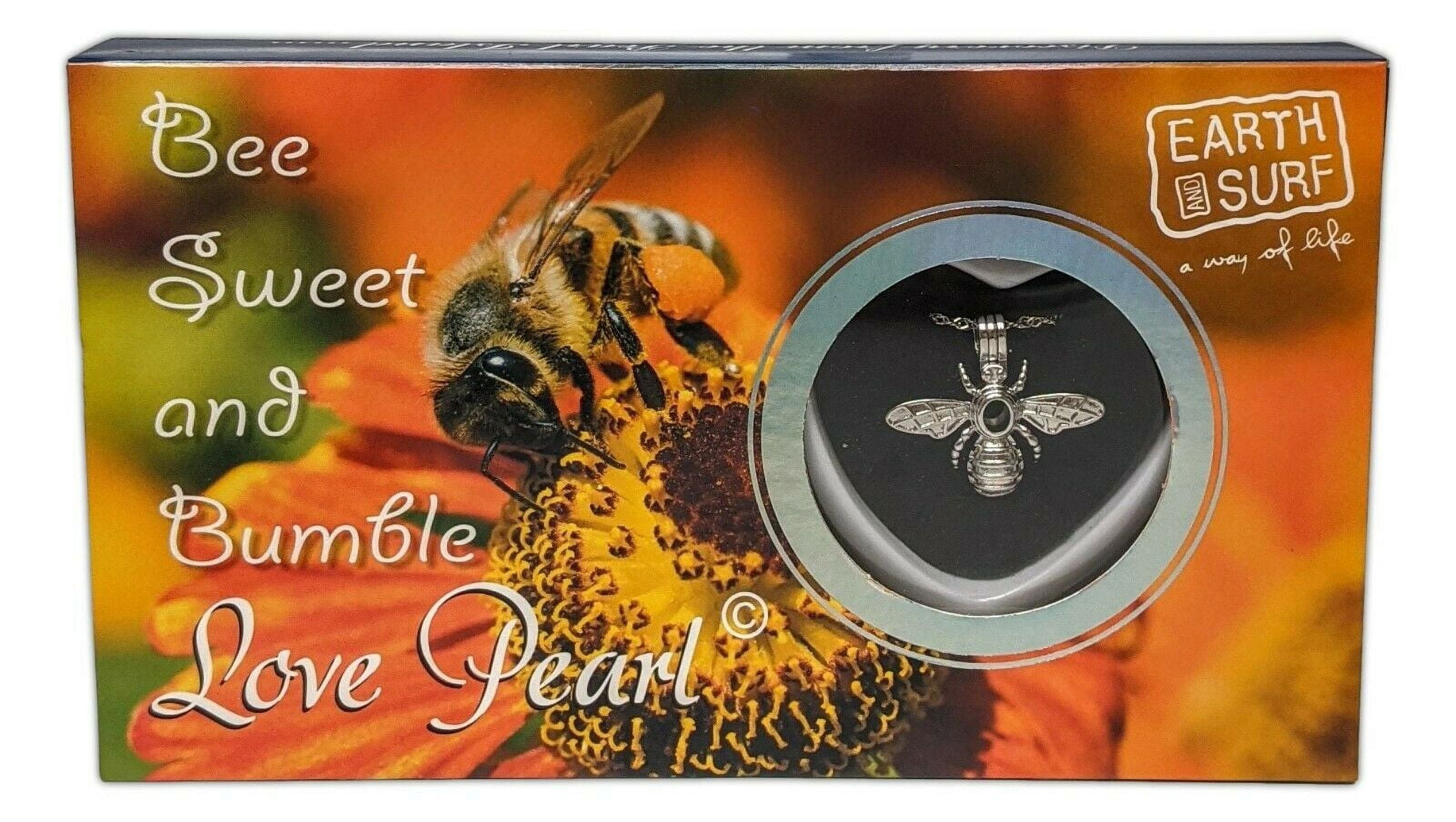 PUKA CREATIONS Love Pearl BUMBLE BEE Necklace Kit, Simulated Pearl in an Oyster