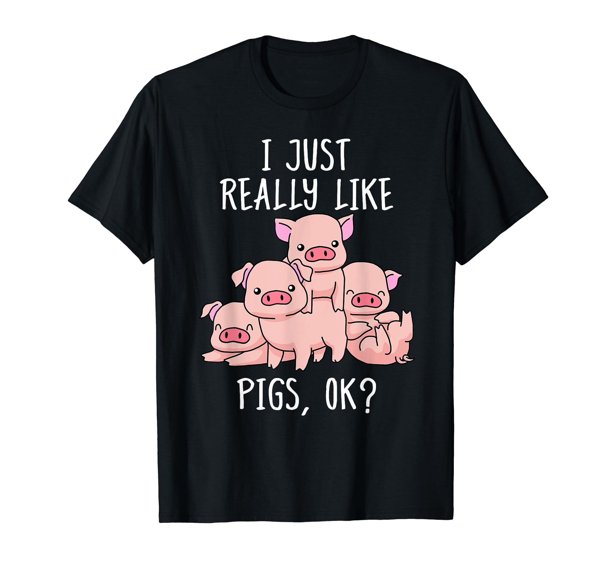 Love Pig Shirt Women Pig Gifts Pigs Tshirt Men Cute Swine T-Shirt ...