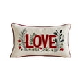 thumbnail image 1 of Love Pillow Valentines's Day Heart Embroidered Pillowcase, 1 of 7