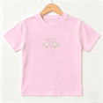thumbnail image 1 of Love Play Pickleball Sweetly Paddle Graphic Retro Sports Short Sleeve Crewneck Cotton Kids T Shirt, 1 of 4