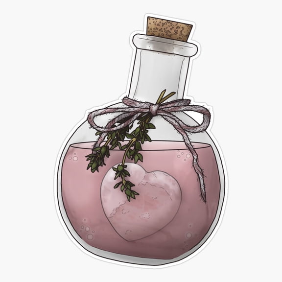 Love Potion Fantasy Bottle Sticker