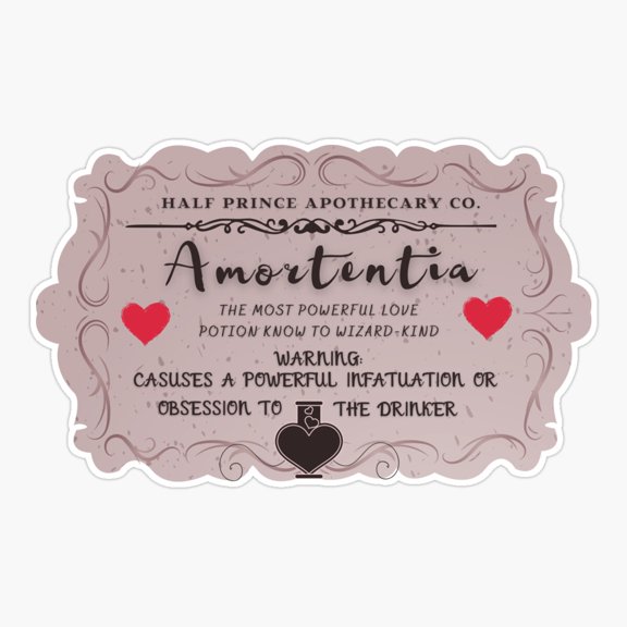 Love Potion Magic Bottle Sticker