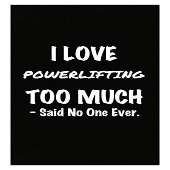 Love Powerlifting Poster - Wall Decor for Fitness Enthusiasts Gift