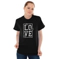 thumbnail image 1 of Love Pretty Floral Romantic Flowers Women's Plus Size Graphic Tee Brisco Brands 2X, 1 of 2
