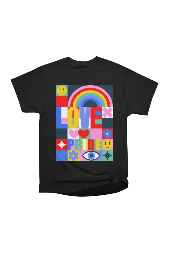 Love Pride T-Shirt Tee Gift For Him Merch For Her Apparel For Friend