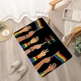 thumbnail image 1 of Love Printed Area Rugs LGBT Soft Floor Mat for Living Room Kitchen Bathroom Non-Slip Perfect Welcome Doormat Carpets, 1 of 7