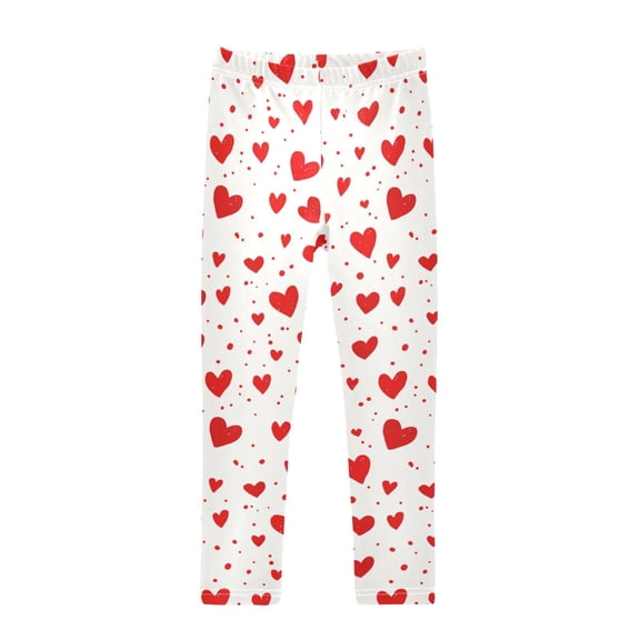 Love Printed Leggings Yoga Pants for in 4t to 10t