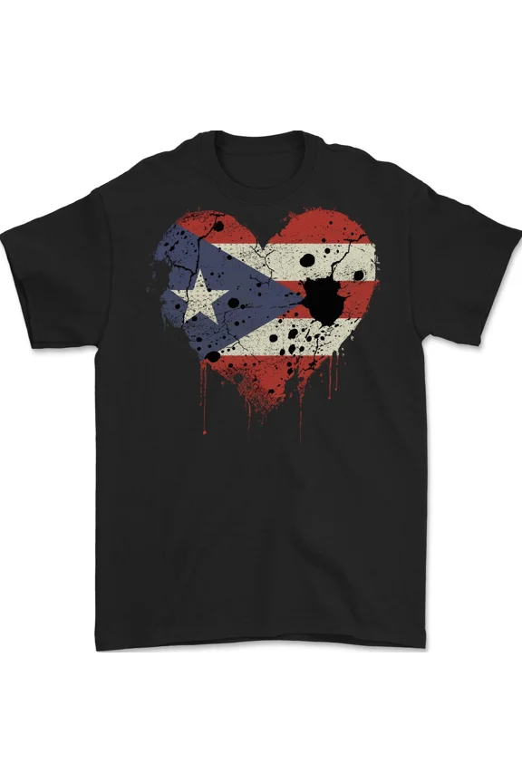 Love Puerto Rico Flag Football Pride Cultural Heritage Unisex T-Shirt, up to size 5XL