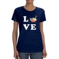 thumbnail image 1 of Love Ramen Bowl  Shaped T-Shirt Women -Smartprints Designs, Female x-Large, 1 of 4