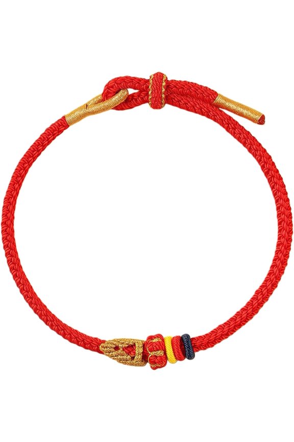 Love Red String Bracelet - Adjustable Braided Design for Positive Energy and Destiny Guard[h67123]