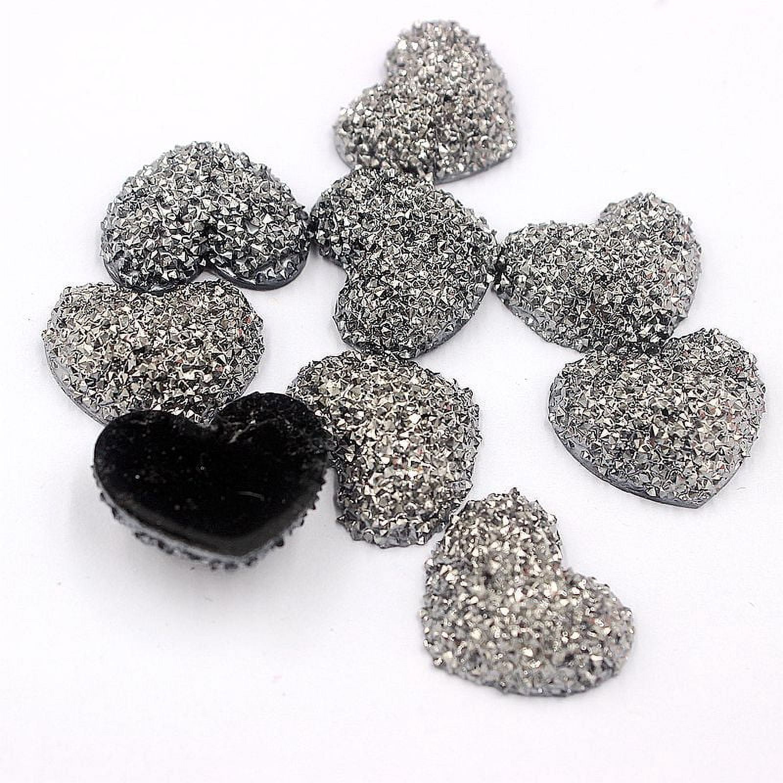 Love Resin Rhinestone Manicure Decoration Flat Back Imitation Natural Nail Art Nail Rhinestones 200pcs
