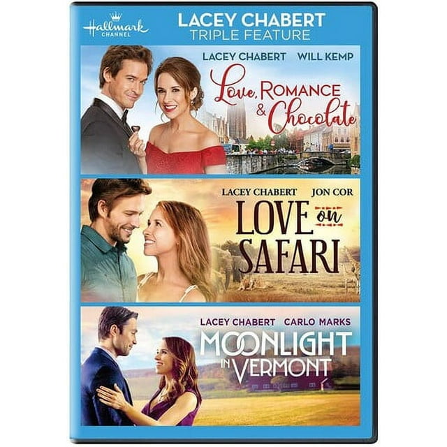 Love, Romance and Chocolate / Love on Safari / Moonlight in Vermont (Lacey Chabert Triple Feature) (DVD), Hallmark, Drama