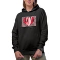 thumbnail image 1 of Love Romantic Holiday Perfect Gift, Black Hooded Sweatshirt or Hoodie, 3XL, 1 of 5
