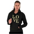thumbnail image 1 of Love Romantic Valentines Day Hoodie Sweatshirt Women Brisco Brands S, 1 of 6