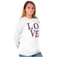 thumbnail image 1 of Love Romantic Valentines Day Women's Long Sleeve T Shirt Brisco Brands S, 1 of 6