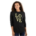 thumbnail image 1 of Love Romantic Valentines Day Women's Long Sleeve T Shirt Brisco Brands S, 1 of 6