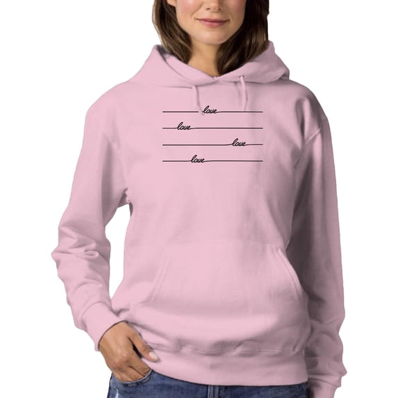 Love Rope Daisies Hoodie Women -Image by Shutterstock, Female XX-Large