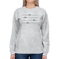 thumbnail image 1 of Love Rope Daisies Sweatshirt Women -Image by Shutterstock, Female 5X-Large, 1 of 4