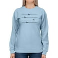 thumbnail image 1 of Love Rope Daisies Sweatshirt Women -Image by Shutterstock, Female x-Large, 1 of 4
