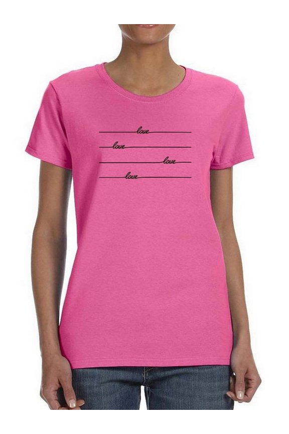 Love Rope Daisies T-Shirt Women -Image by Shutterstock, Female x-Large