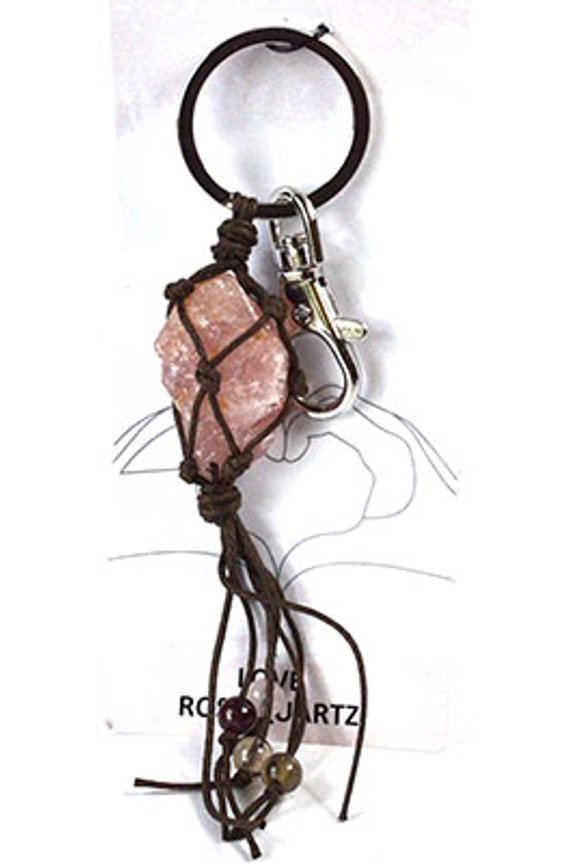 Love/ Rose Quartz keychain