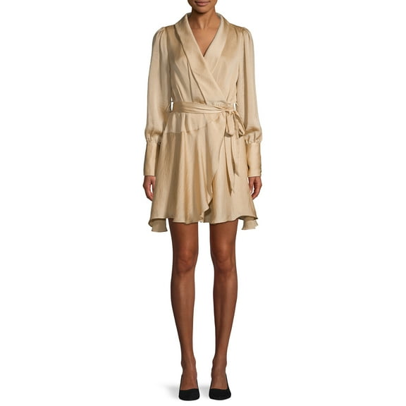 Love Sadie Women's Long Sleeve Wrap Dress