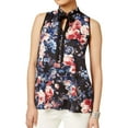 thumbnail image 1 of Love Scarlett Womens Floral Knit Blouse, Multicoloured, X-Large, 1 of 1