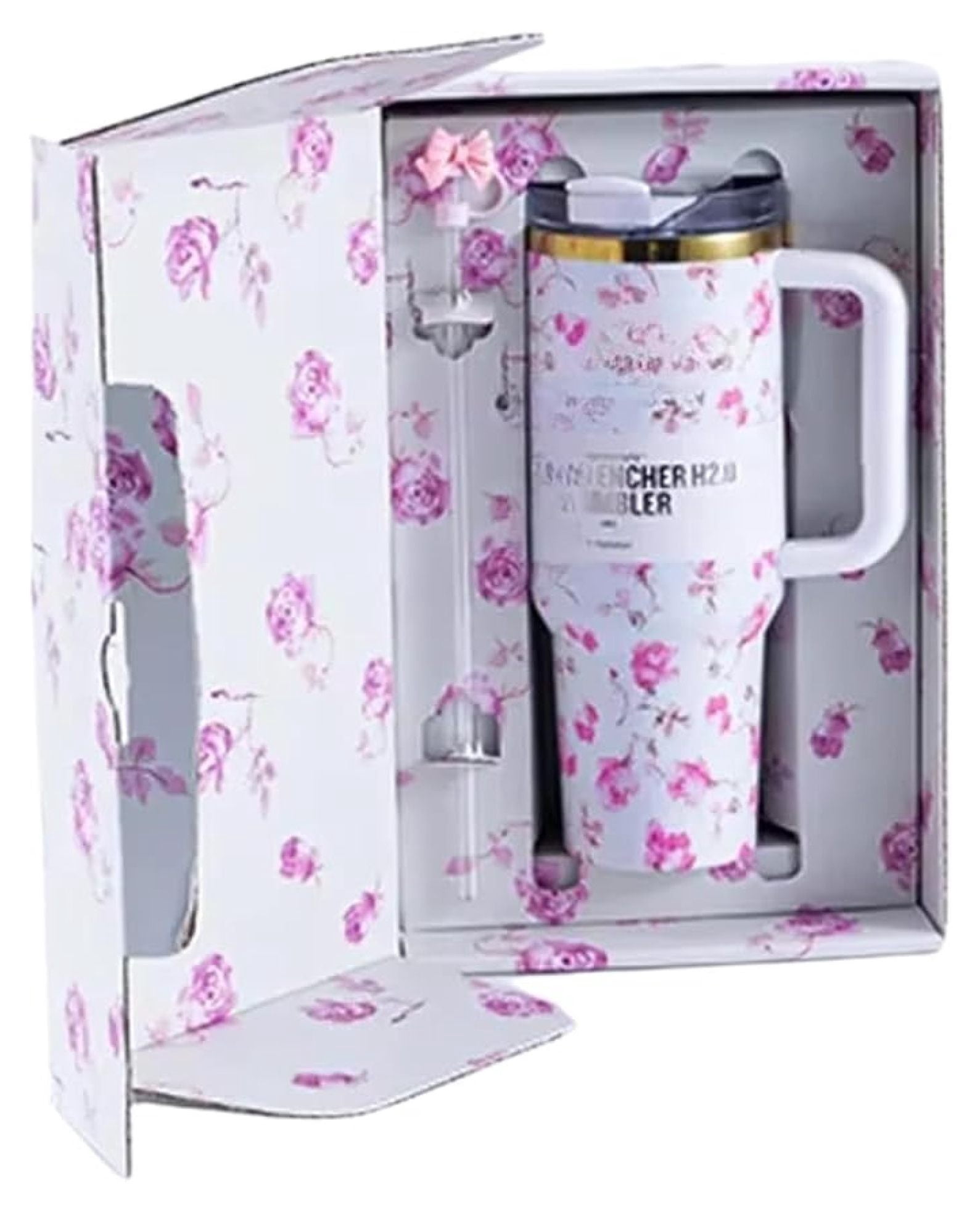 💙 Vaso Stanley 40 Oz X Love Shack Fancy | Edición Quencher Flow State + Caja Regalo