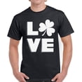 thumbnail image 1 of Love Shamrock Graphic Shirt - St Patrick's Day Tees for Men - Irish American Party T-Shirt Gifts, 1 of 2