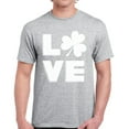 thumbnail image 1 of Love Shamrock Graphic Shirt - St Patrick's Day Tees for Men - Irish American Party T-Shirt Gifts, 1 of 2