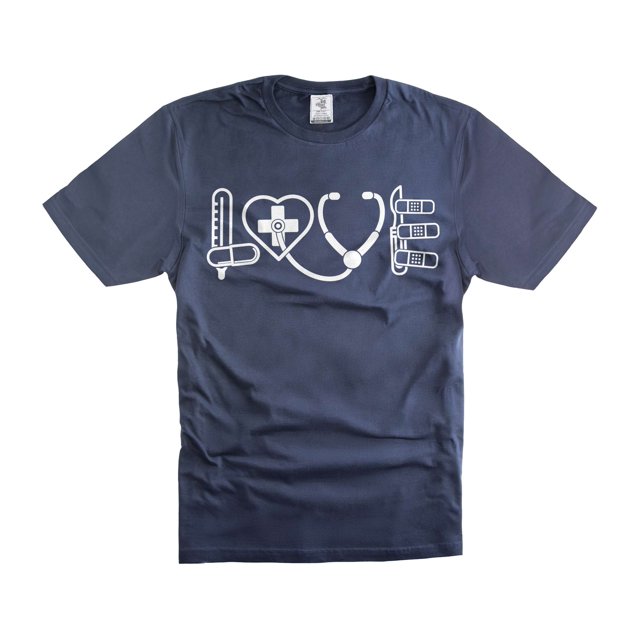 Love Shirt Nurse T Shirt CNA Shirt Nurse Gifts Nurse Doctor Birthday Christmas Gifts Shirt For Her (4X-Large Navy Blue)
