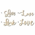 thumbnail image 1 of Love Sign Unfinished Wood Cutout Home Decor DIY Option 3- 16" Wide / 1/8", 1 of 3