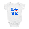 thumbnail image 1 of Love Slovenia Flag Heart Clothes Unisex (White, 0-3 Months), 1 of 5