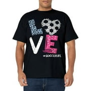 Love Soccer Coach Player Soccer Life Team Girls Women Kids T-Shirt