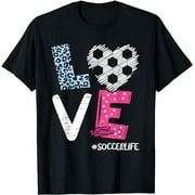 Love Soccer Coach Player Soccer Life Team Girls Women Kids T-Shirt