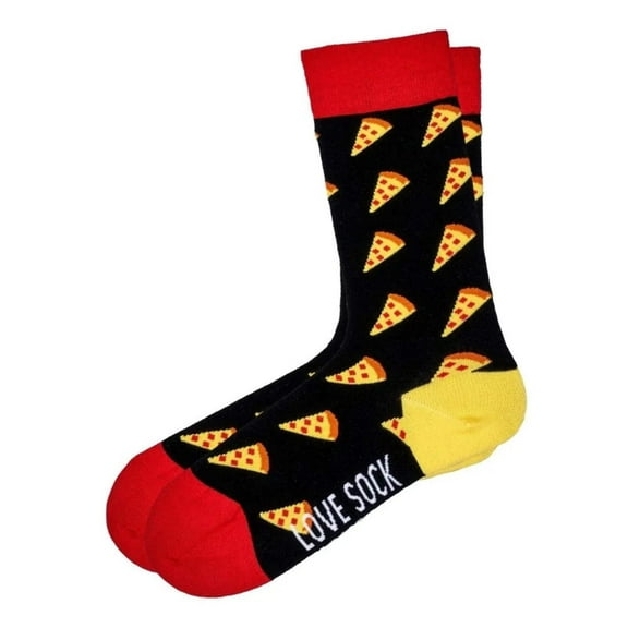 Love Sock Company Pizza Novelty Crew Socks (Unisex)