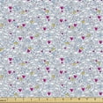 thumbnail image 1 of Ambesonne Love Fabric by the Yard Upholstery, Message Posting Theme, 2 Yards, Multicolor, 1 of 5