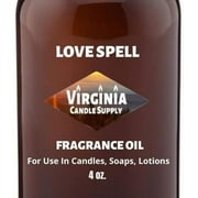 Love Spell Type Fragrance Oil (Our Version Of The Brand Name) ( 4 Oz Bottle) For Candle Making, Soap Making, Making, Room Sprays, s, Car Fresheners, Slime, Bath Bombs, Warmers……