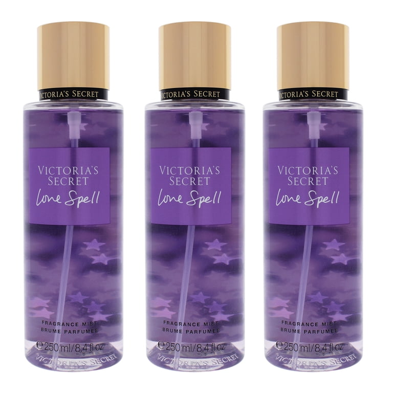 Victoria's Secret, Love Spell Fragrance Mist, 8.4 oz, Pack of 3