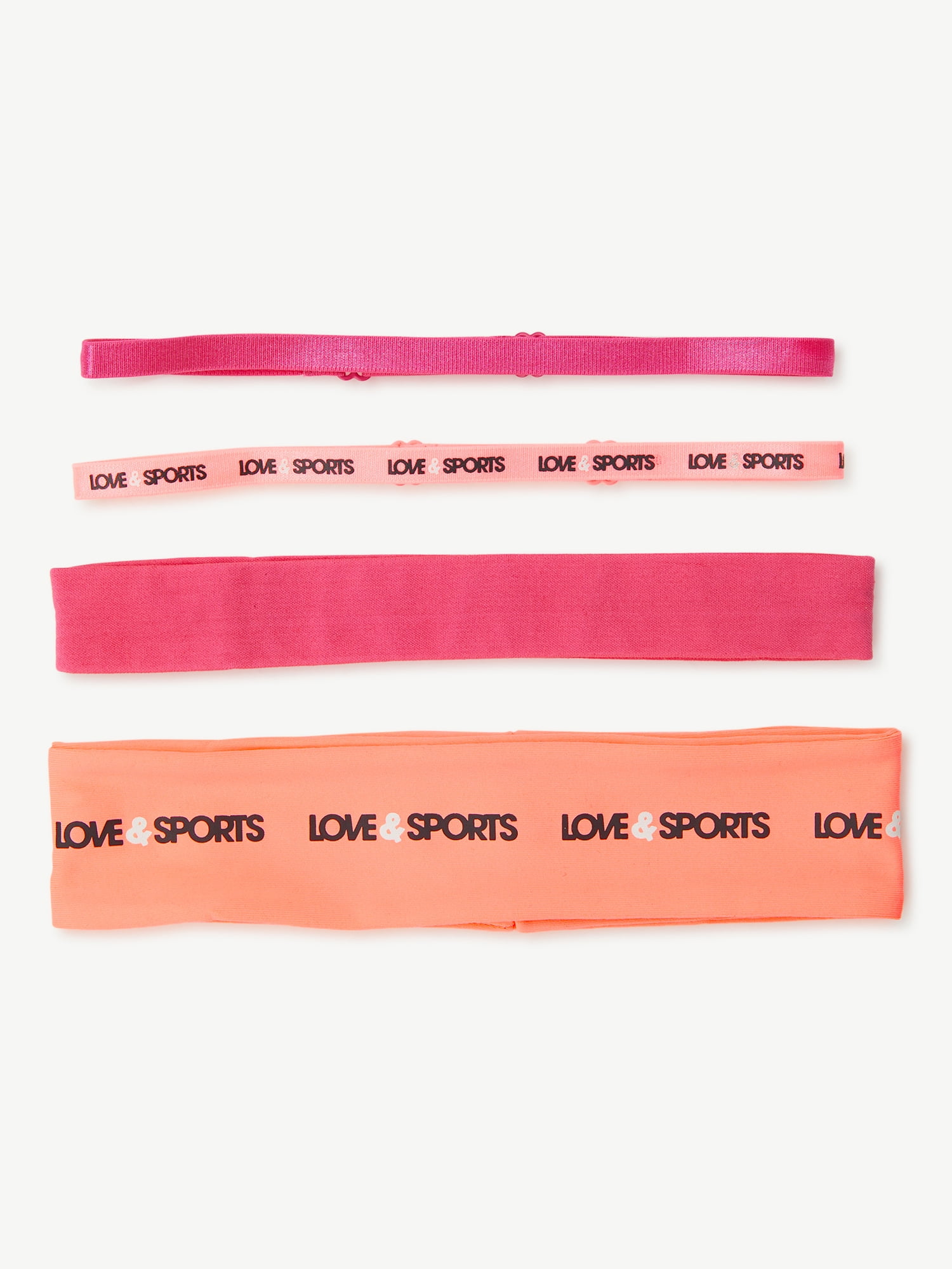 Love & Sport Women's Headbands, 4-Pack