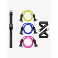thumbnail image 1 of Love & Sports Unisex Adult Fitness Tracker Watch with 3 Weighted Tube Resistance Bands, 1 of 4