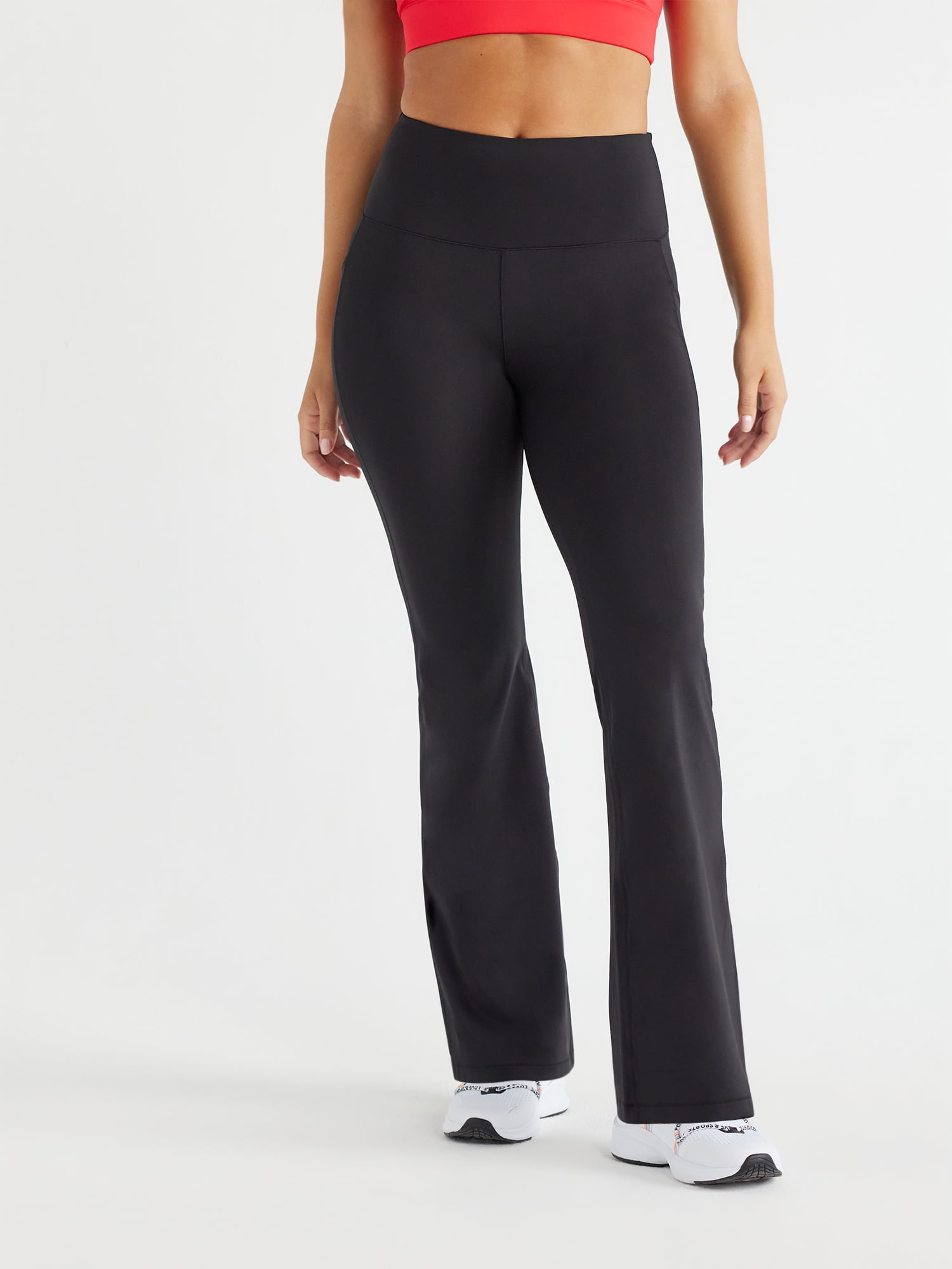 Love & Sports Women's Active Flare Pants, 30” Inseam, Sizes XS-XXXL ...