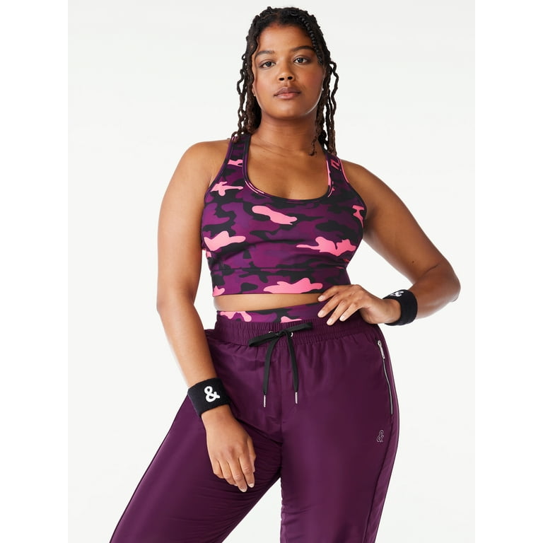 Love & Sports Women's Camo Sports Bra, Sizes XS-3XL