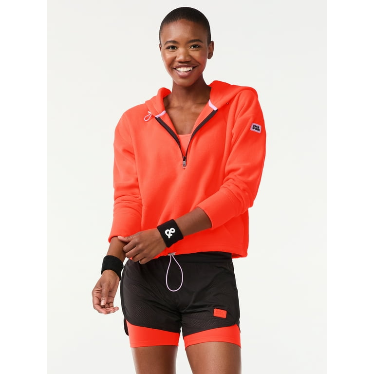Women's fleece shop pullover walmart