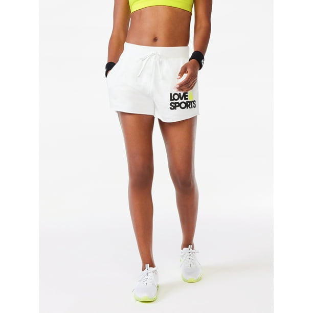 Love Sports Women's French Terry Cloth Shorts, Sizes XS-3XL