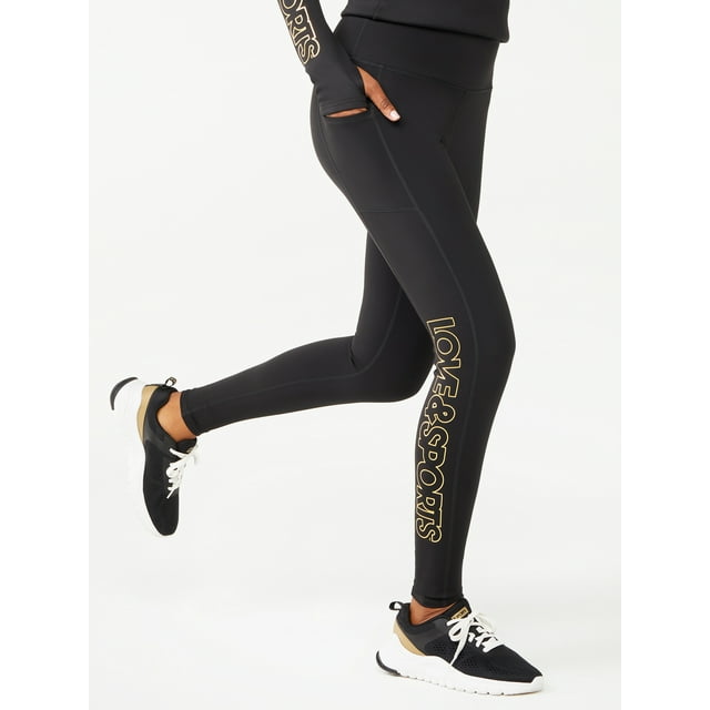 Love & Sports Women's High Rise Leggings - Walmart.com