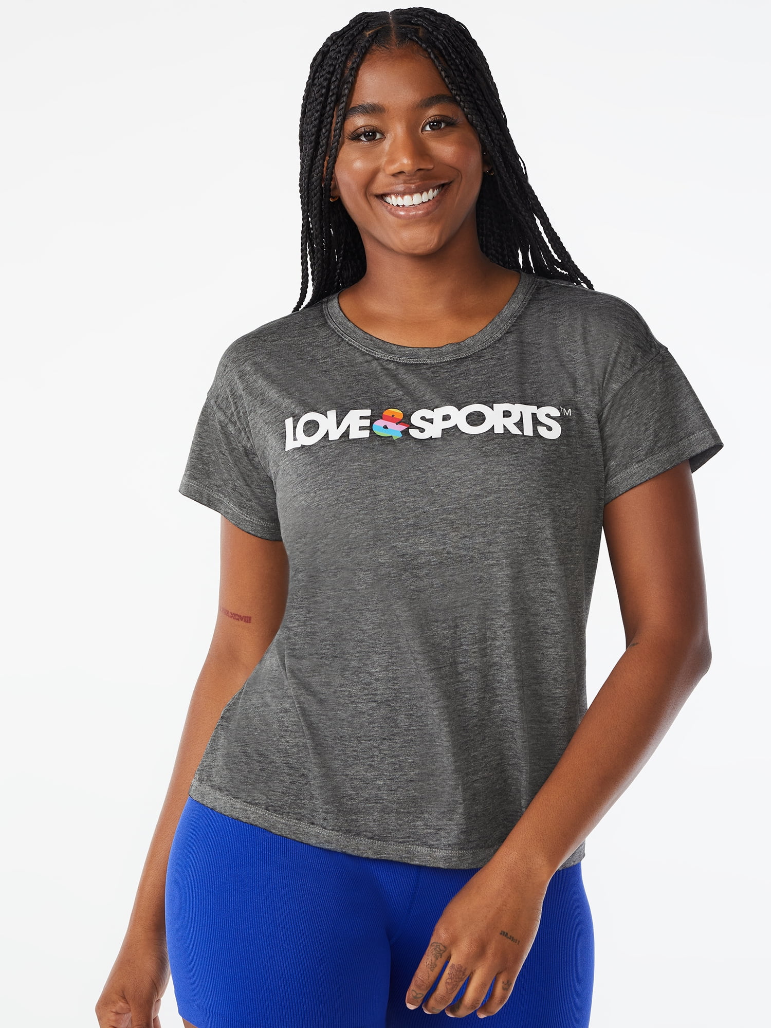 Love & Sports Women's Jersey Logo T-Shirt