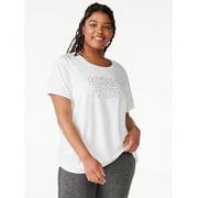 Love & Sports Women's Logo Tee with Short Sleeves, Sizes XS-XXXL